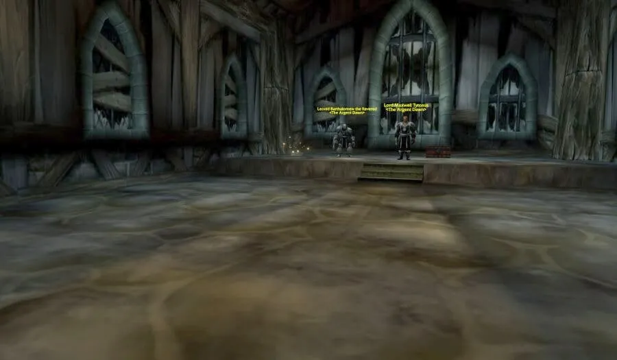 A Study of the Light in Eastern Plaguelands, a screenshot from the beta of World of Warcraft: Forever