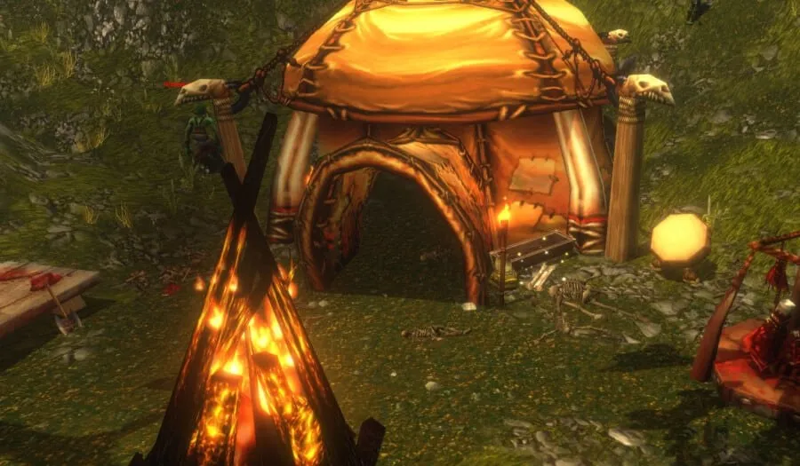 A Web of Lies: Debunking Myths and Legends in Arathi Highlands, a screenshot from the beta of World of Warcraft: Forever