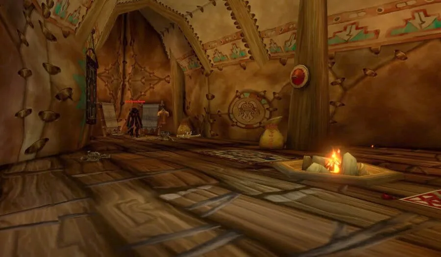 Geomancy: The Stone-Cold Truth in Thousand Needles, a screenshot from the beta of World of Warcraft: Forever
