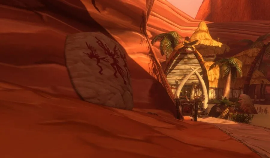 The Lessons of Ta’zo in Orgrimmar, a screenshot from the beta of World of Warcraft: Forever