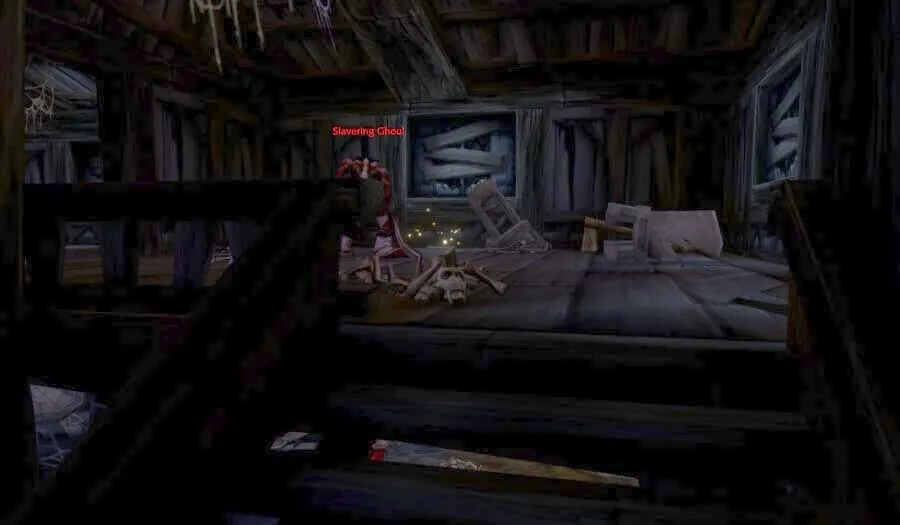 Undead Potatoes in Western Plaguelands, a screenshot from the beta of World of Warcraft: Forever