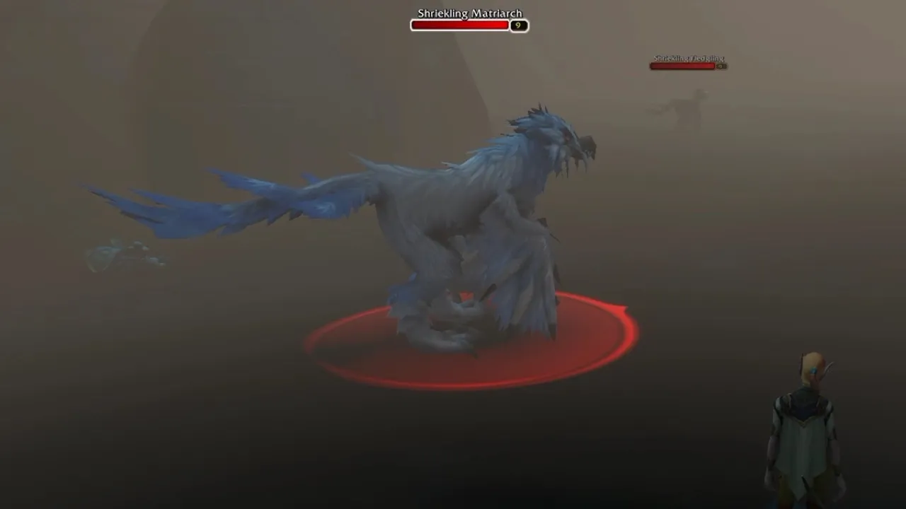 The Shriekling Matriarch, a screenshot from the World of Warcraft: Forever beta