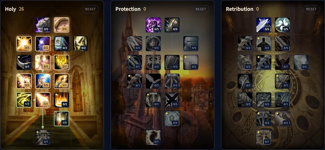 The Talented Holy Paladin build in our talent calculator