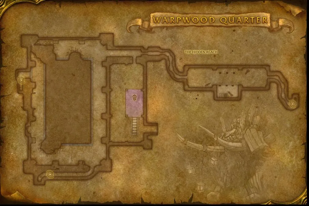 Map of the dungeon