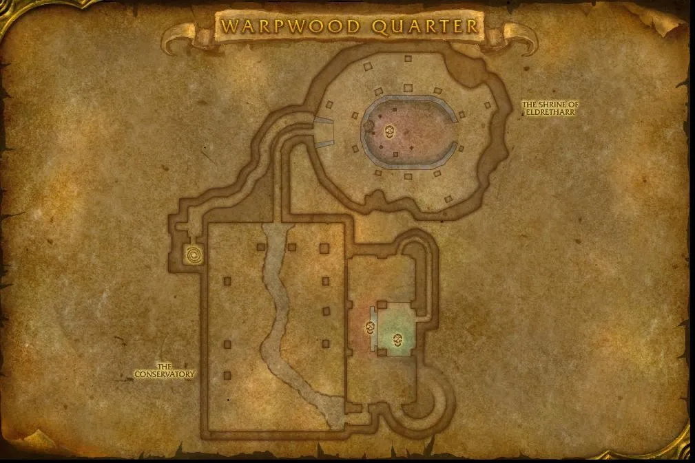Map of the dungeon