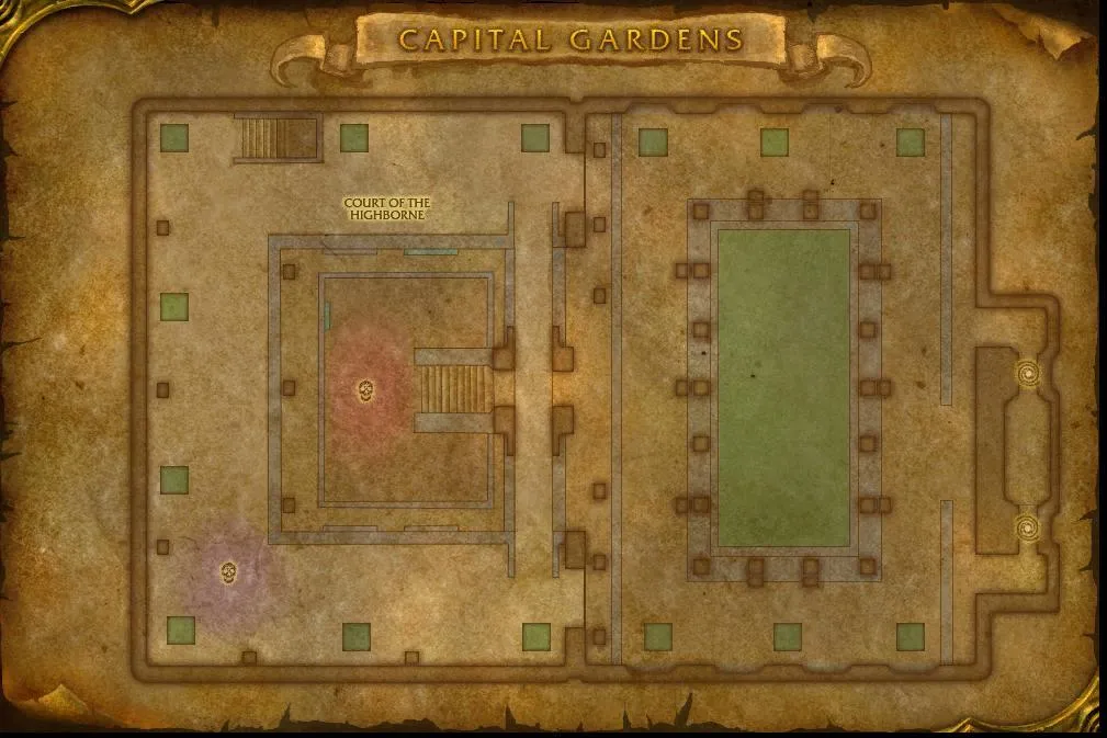 Map of the dungeon