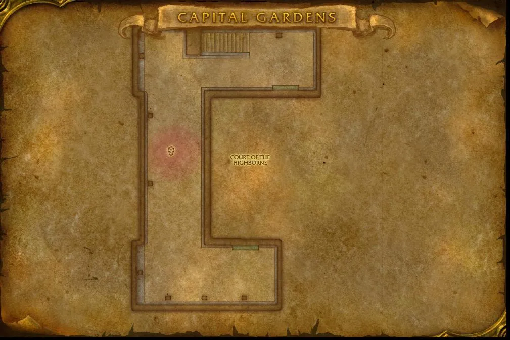 Map of the dungeon