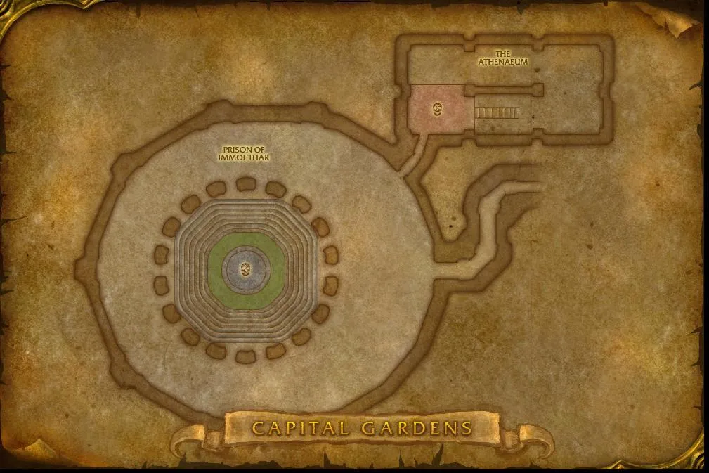 Map of the dungeon