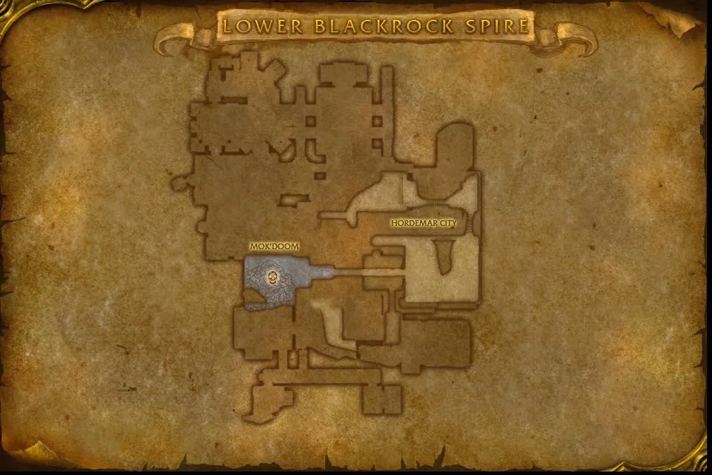 Map of the dungeon