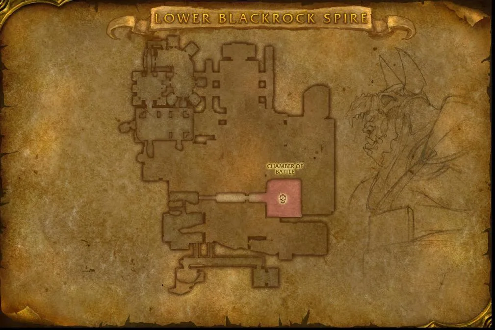 Map of the dungeon