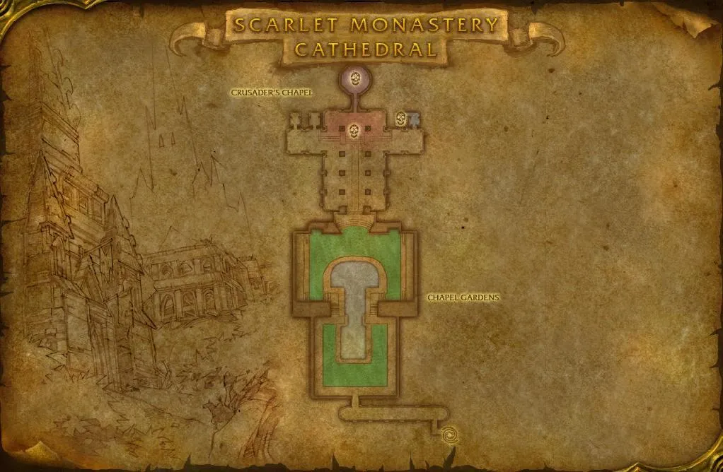 Map of the dungeon