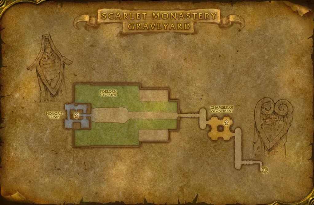 Map of the dungeon