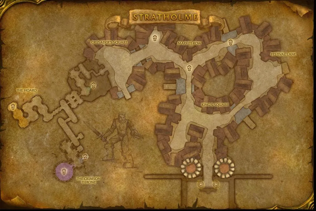 Map of the dungeon