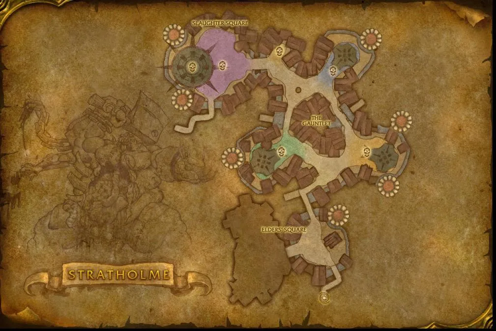Map of the dungeon