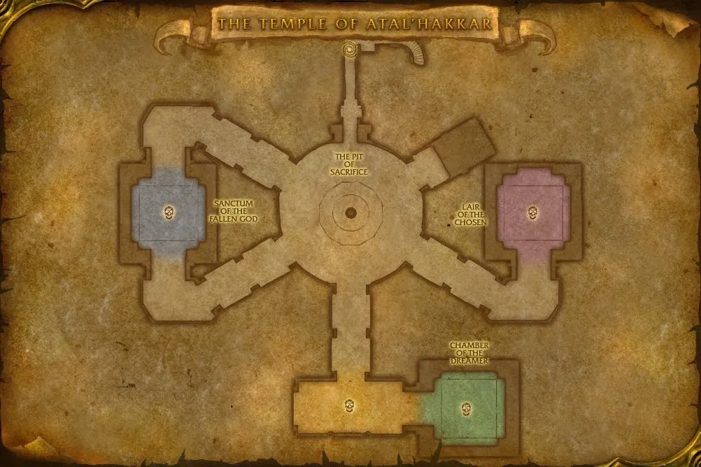 Map of the dungeon