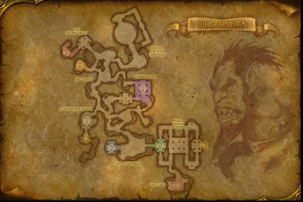Karte des Dungeons