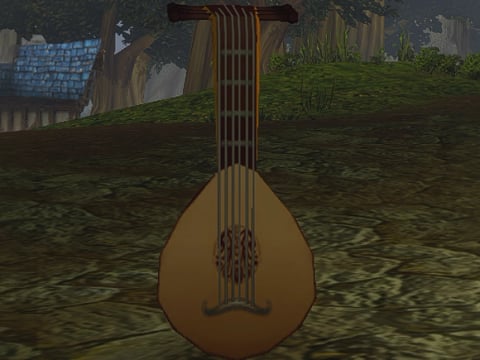 The Enchanted Lute, a lute that plays by itself
